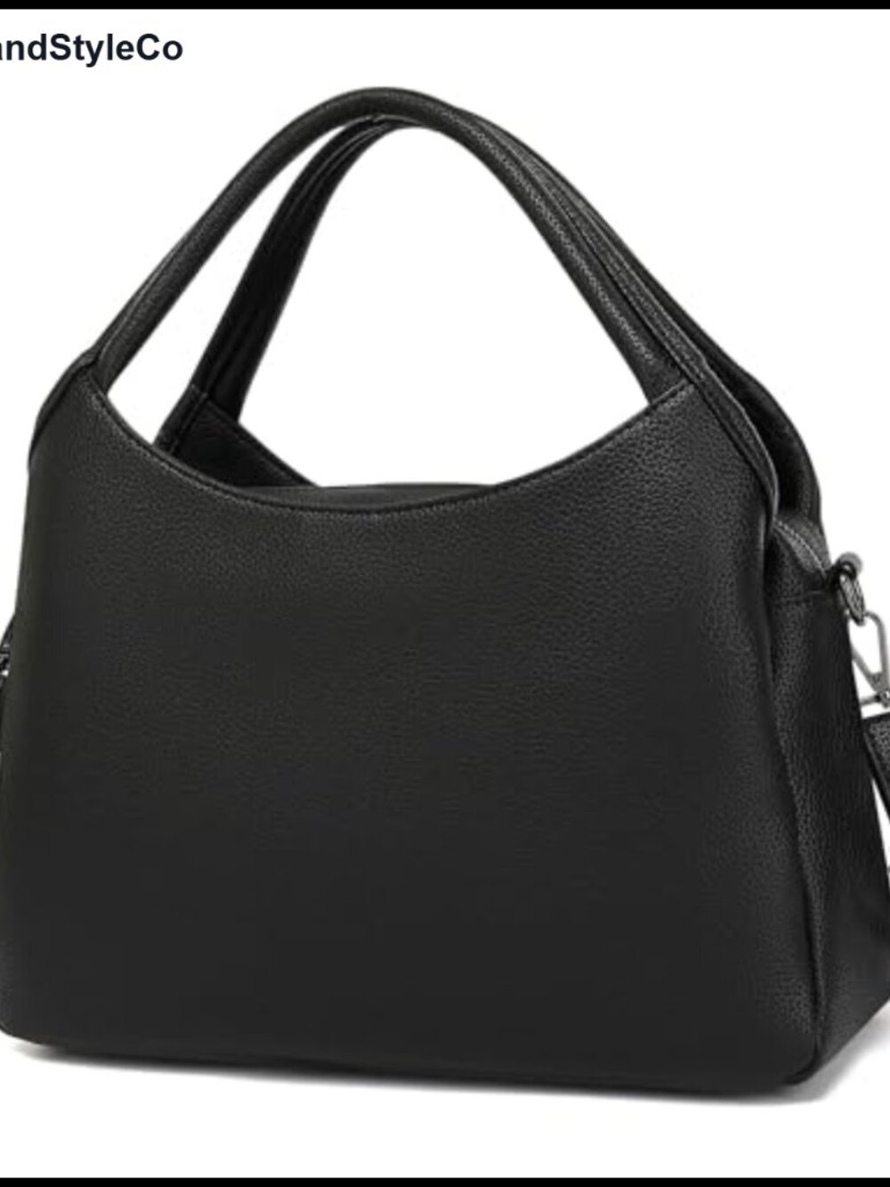 Vegan Leather Tote Bag Satchel Strap Women's Medium Shoulder Handbag